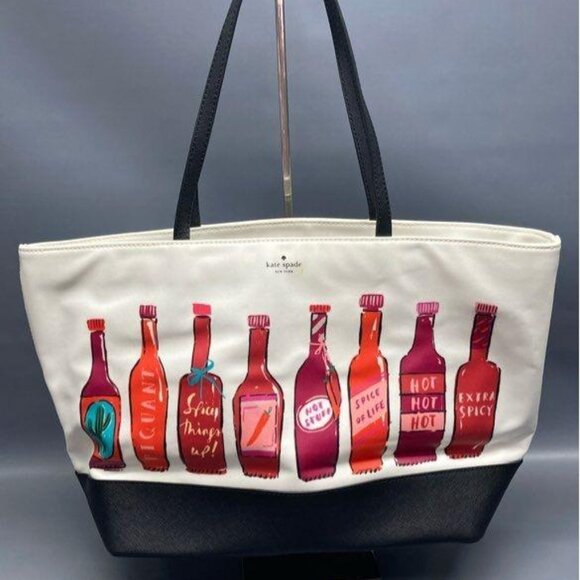 Kate Spade EXTRA SPICY HOT SAUCE REMMI TOTEHot Sauce